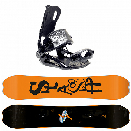 Комплит сноуборд HAPPY PLACE + крепления FT270 FASTEC Комплит сноуборд HAPPY PLACE + крепления FT270 FASTEC